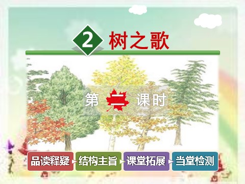 二年级上册语文2.树之歌【第2课时】第1页