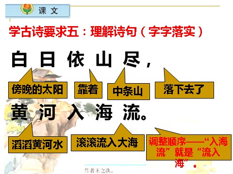 二年级上册语文04.《登鹳雀楼》课件PPT第8页