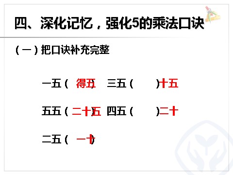 二年级上册数学（人教版）5的乘法口诀第7页