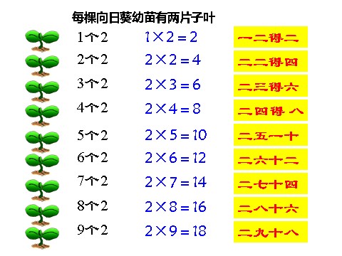 二年级上册数学（人教版）《2、3、4的乘法口诀》课件3第6页