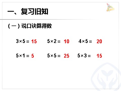 二年级上册数学（人教版）2、3的乘法口诀第2页