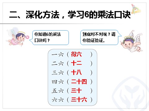 二年级上册数学（人教版）6的乘法口诀第4页