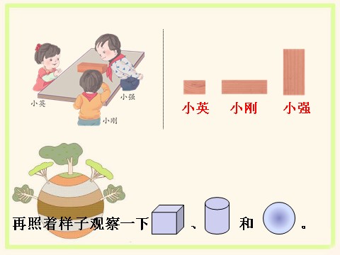 二年级上册数学（人教版）《观察物体（一）》课件2第9页