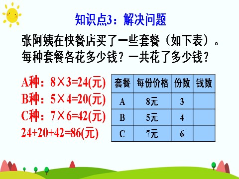 二年级上册数学（人教版）整理和复习第5页