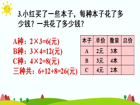 二年级上册数学（人教版）整理和复习第8页