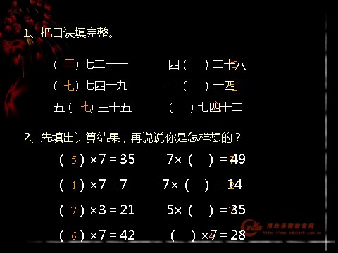 二年级上册数学（人教版）《7的乘法口诀》课件第2页