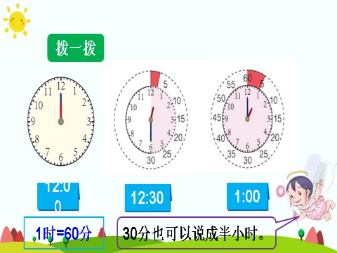 二年级上册数学（人教版）第1课时 认识时间第9页