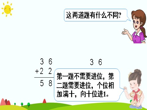 二年级上册数学（人教版）第1课时 100以内的笔算加法和减法第9页