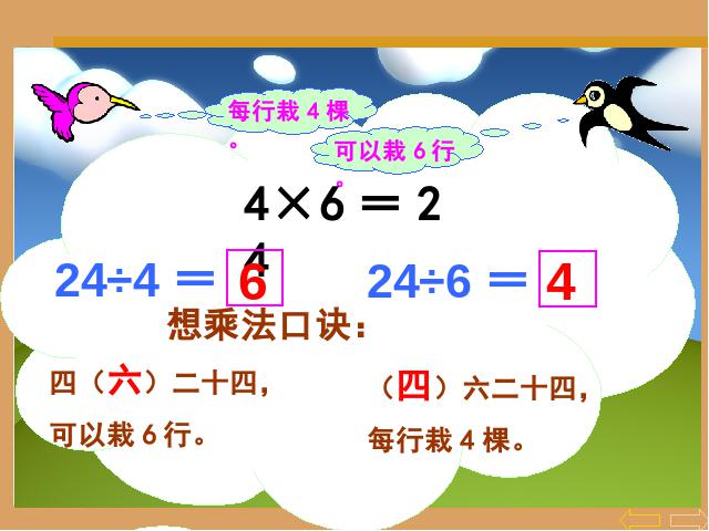 二年级下册数学（人教版）数学第二单元(新)-《表内除法――用2-6的乘法口诀求第10页