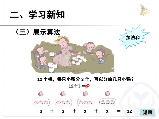 二年级下册数学（人教版）数学第二单元-《表内除法(一)用2-6的乘法口诀求商》ppt教第7页