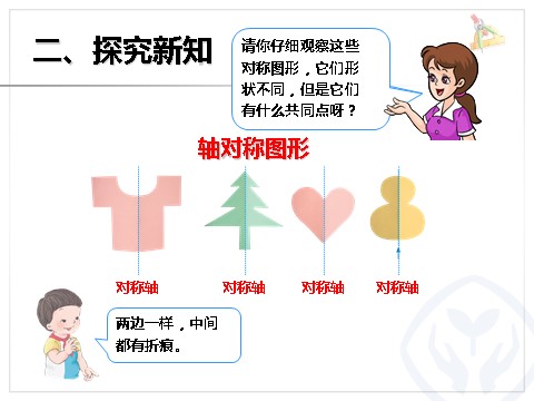 二年级下册数学（人教版）3.1  对称第6页