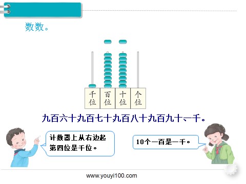 二年级下册数学（人教版）第1课时  1000以内数的认识（1）第8页