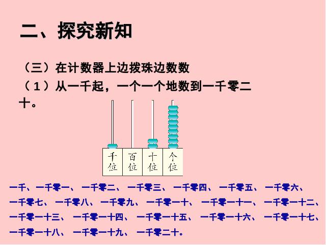 二年级下册数学（人教版）2014新数学第七单元-《万以内数的认识》ppt课第7页