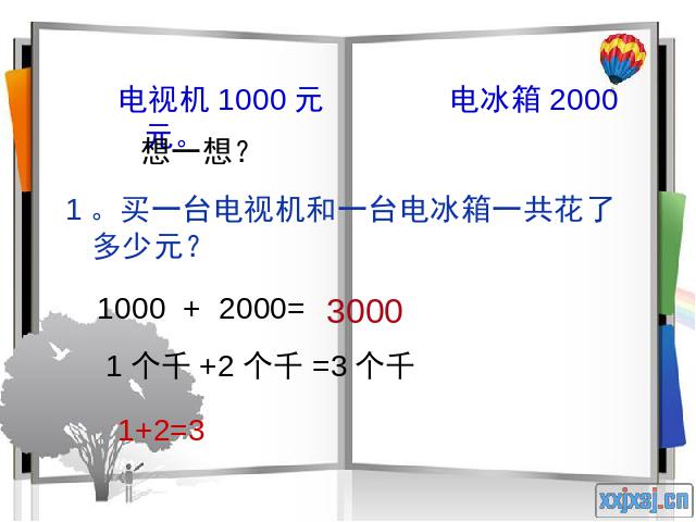 二年级下册数学（人教版）数学第七单元-《万以内数的认识――整百整千加第5页