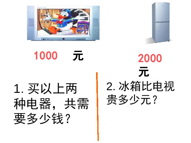 二年级下册数学（人教版）《万以内数的认识――整百整千加减法》第7页