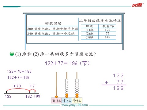 二年级下册数学（北师大）第2课时  回收废电池第4页