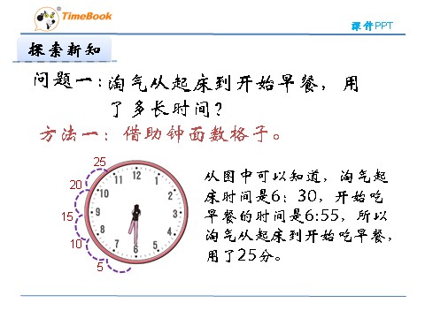 二年级下册数学（北师大）二年级下7.3淘气的作息时间第7页