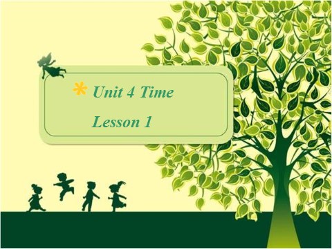二年级下册英语（SL版）Unit 4 Time Lesson 1 课件3第1页