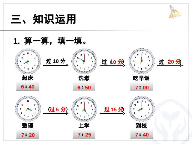 三年级上册数学（人教版）数学时分秒解决问题例2优质课第10页