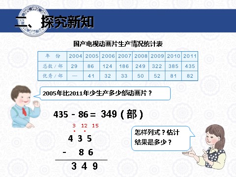 三年级上册数学（人教版）4.3  减法（1）第6页