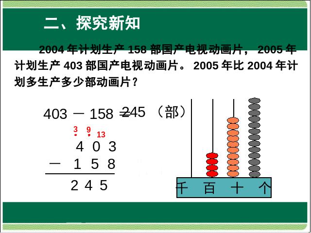 三年级上册数学（人教版）数学三位数加三位数连续进位优秀获奖第4页