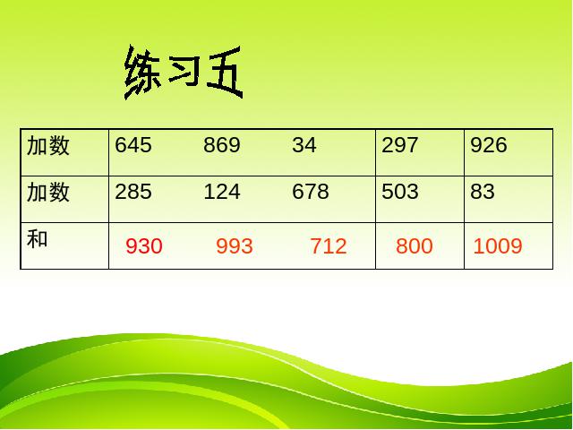 三年级上册数学（人教版）《三位数加三位数的连续进位加法》第10页