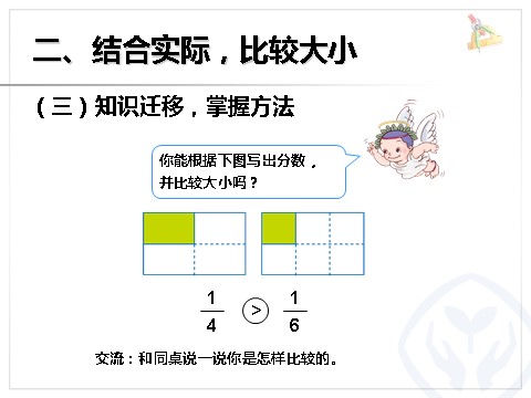 三年级上册数学（人教版）几分之一大小比较第5页