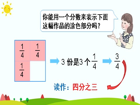 三年级上册数学（人教版）1.几分之几第6页