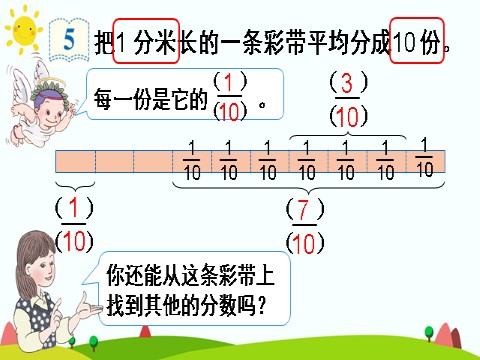 三年级上册数学（人教版）1.几分之几第7页