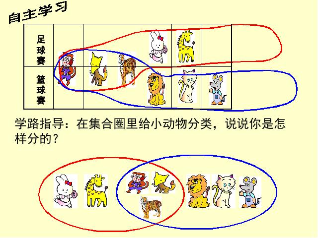 三年级上册数学（人教版）《数学广角:集合》(数学)第5页