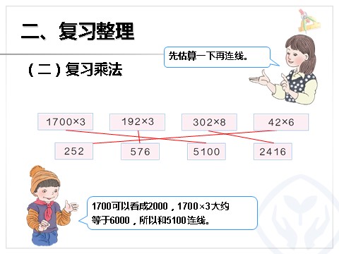 三年级上册数学（人教版）加、减法与乘法第8页