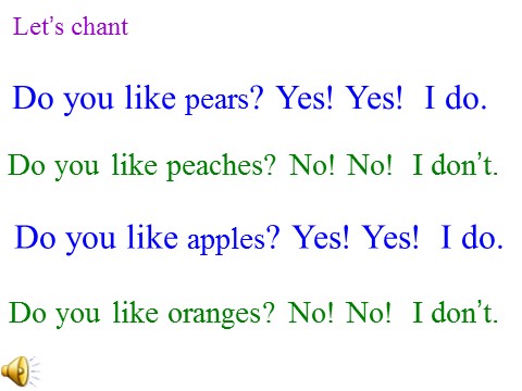 三年级上册英语(PEP版)Do You Like Pears第2页