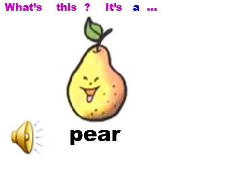 三年级上册英语(PEP版)Do You Like Pears第6页