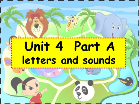 三年级上册英语(PEP版)Unit4 A lets letters and sounds第2页