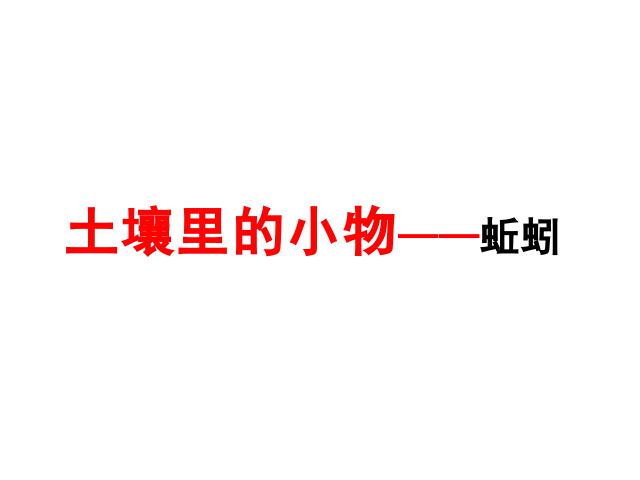 三年级上册科学教科版《第二单元：2.4蚯蚓》(科学)第1页