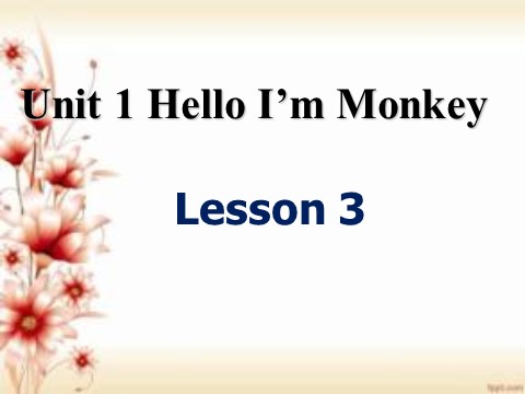 三年级上册英语（精通版） Lesson 3 课件3第1页