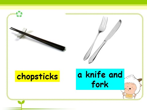 三年级上册英语（外研一起点）Module 1 Unit 1 Do you use chopsticks in the UK 课件第5页