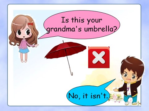 三年级上册英语（外研一起点）Module 8 Unit 2 Is this your grandma's umbrella第3页