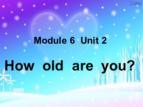 三年级上册英语（外研三起点）Module 6Unit 2 How old are you》PPT课件 (3)外研三年级起点三年级上册《第1页