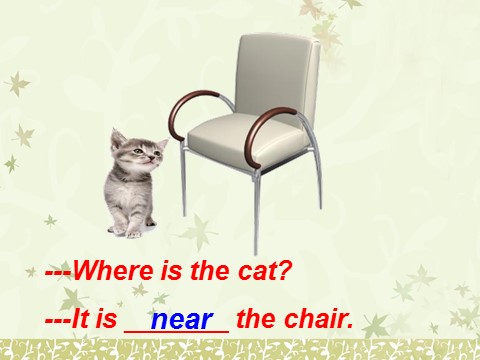 三年级上册英语（外研三起点）Module 8 Unit 2 Where is the cat 课件第10页