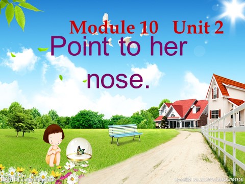 三年级上册英语（外研三起点）Module 10Unit 2 Point to her nose》PPT课件 (1)外研三年级起点三年级上册《第3页