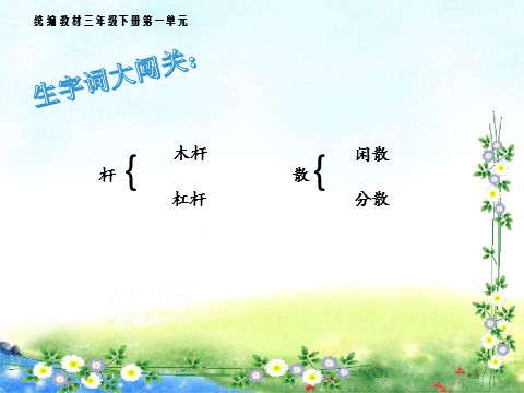 三年级下册语文（新人教版）2.《燕子》第7页