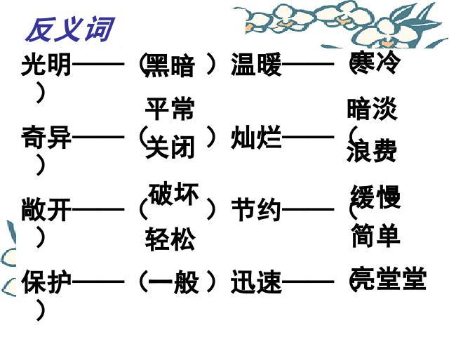 三年级下册语文（旧人教版）语文《第六单元复习》优秀获奖第8页