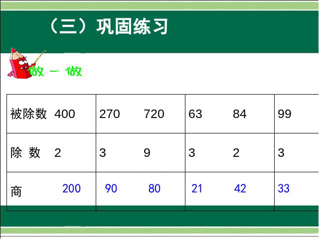 三年级下册数学（人教版）教研课《除数是一位数的除法:口算除法(二)》课件ppt第7页