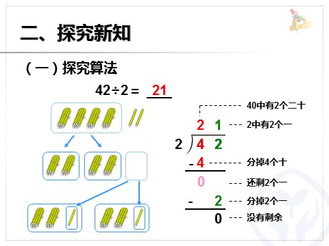 三年级下册数学（人教版）2.3两位数除以一位数笔算第4页