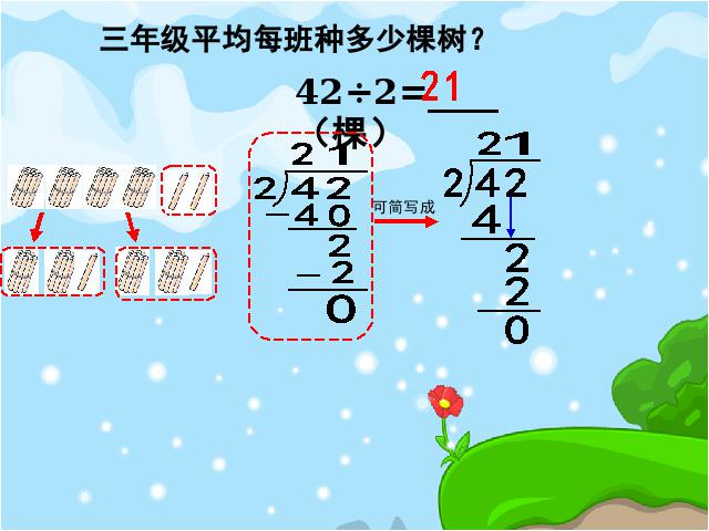 三年级下册数学（人教版）《除数是一位数的除法笔算除法》第7页