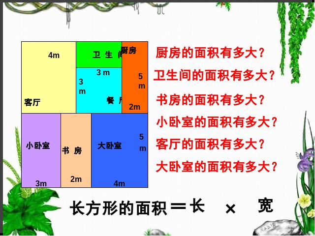 三年级下册数学（人教版）数学优质课《长方形、正方形面积的计算》第9页