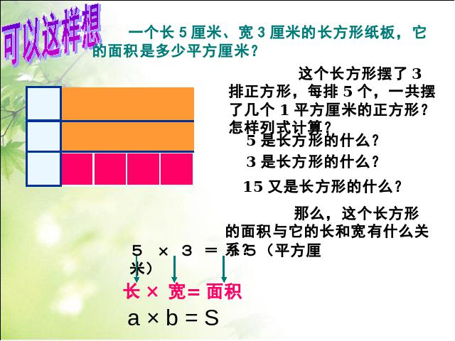 三年级下册数学（人教版）数学原创《长方形、正方形面积的计算》第9页