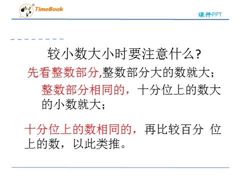 三年级下册数学（人教版）7.3比较小数大小第6页