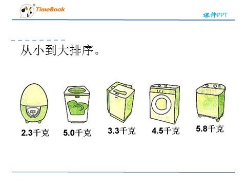 三年级下册数学（人教版）7.3比较小数大小第9页